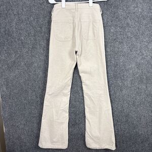 Gap Pants Womens Size 26 Cream Corduroy 70's Flare High Rise Boho Hippie Earthy